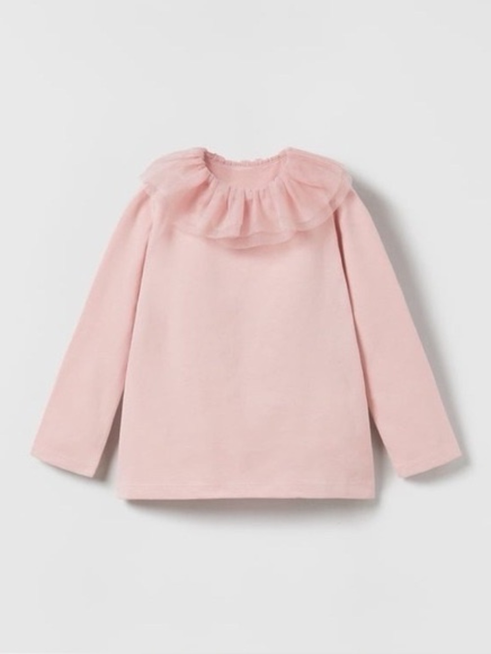 Zara • Tulle Collar Top